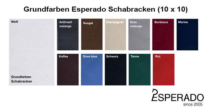 Grundfarben Esperado Schabracken - Create Your Own Collection