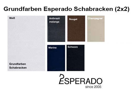 Esperado 2x2 Schabracken Grundfarbe 2019